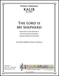 The Lord Is My Shepherd SATB choral sheet music cover Thumbnail